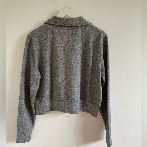 Roots cropped quarter zip polo size large - Picture 2 of 3